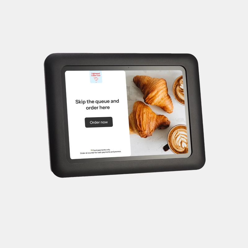 Lightspeed kiosk wall mount
