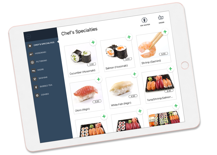 Self-Order Menu