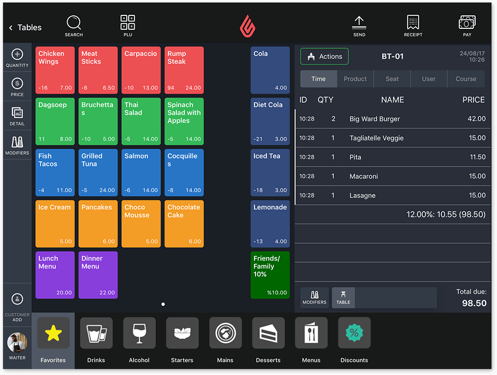 The most efficient restaurant ordering system | Lightspeed POS