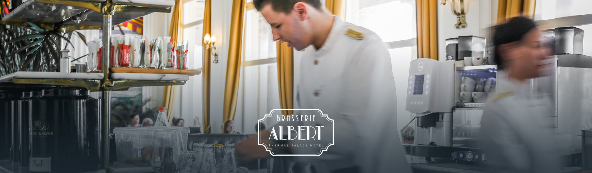 Behind the scenes in Brasserie Albert