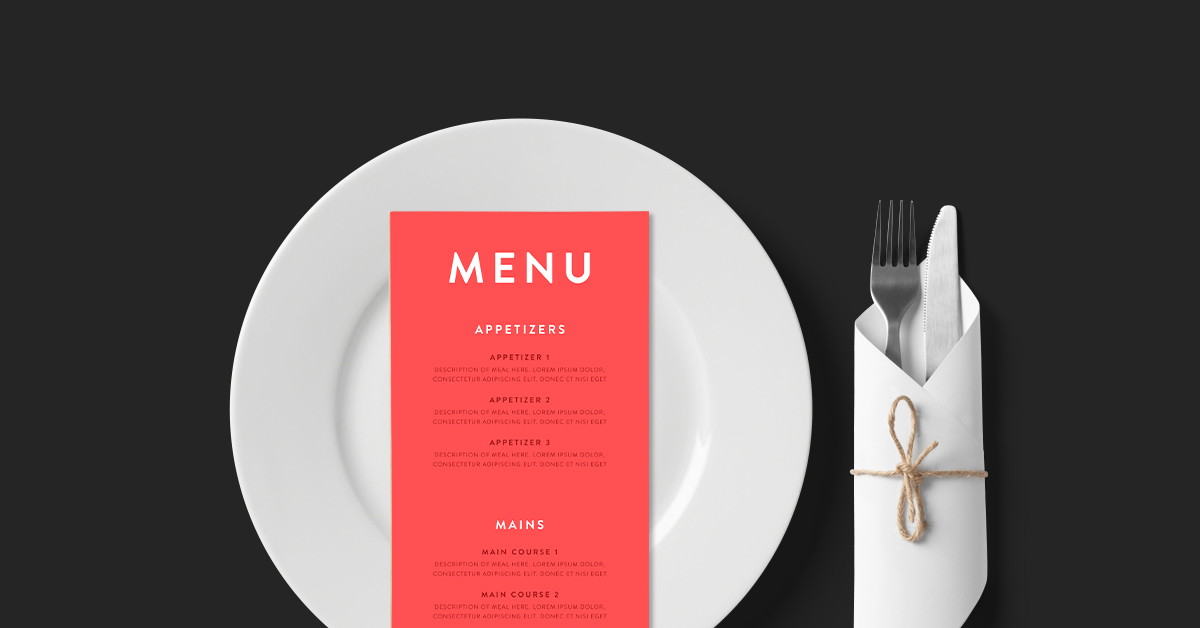 Menu Features — Home