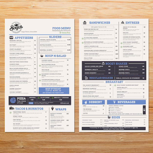 8 Essential Restaurant Menu Design Tips