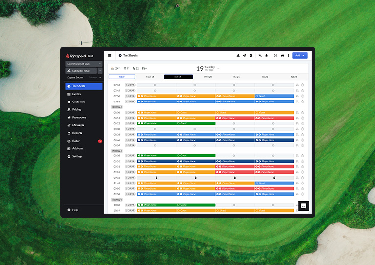 The complete golf course management system built for public courses
