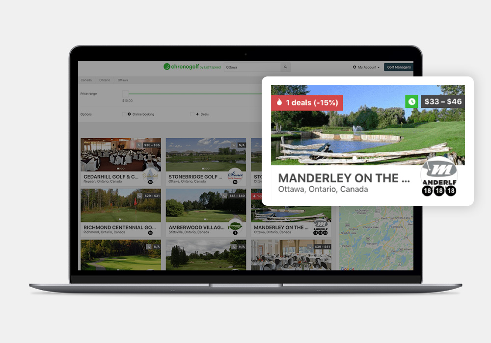 Gain access to thousands of golfers online.