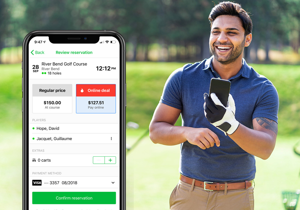 Custom Golf Mobile App & Tee Times Booking