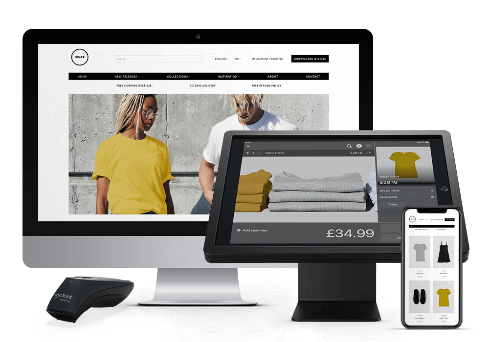 Sell to more customers online and off with eCom.