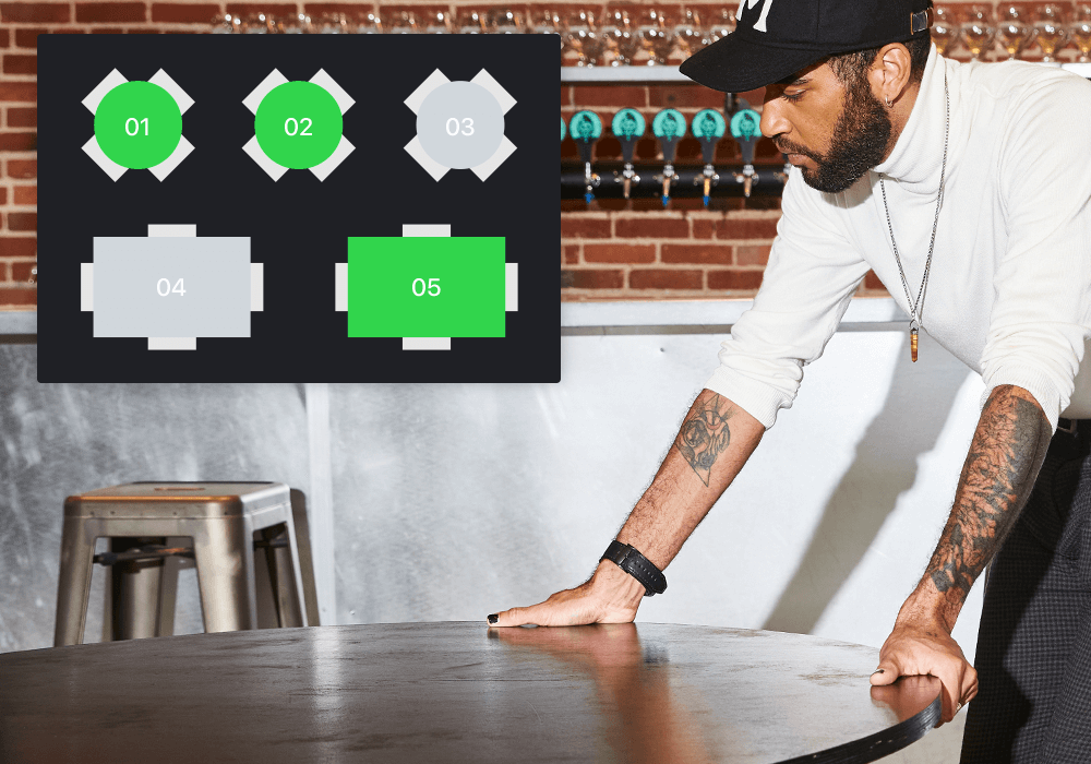Redesign your floor plan for social distancing.