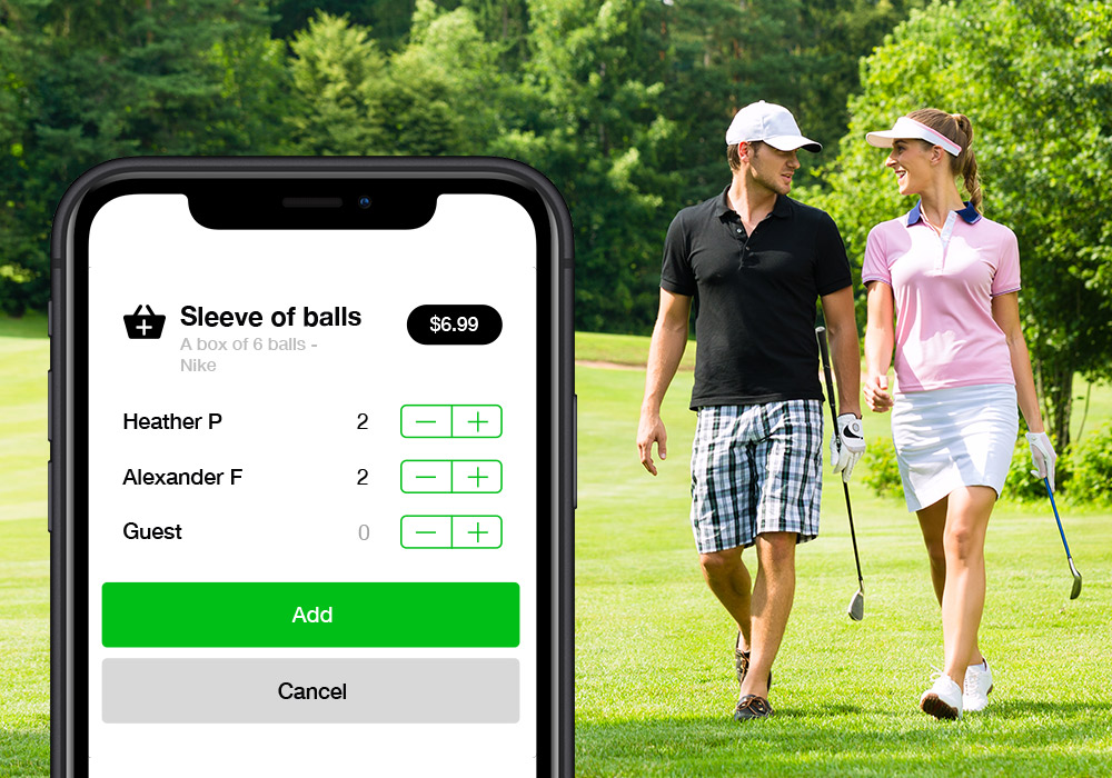 Enhance your golfers' booking process.