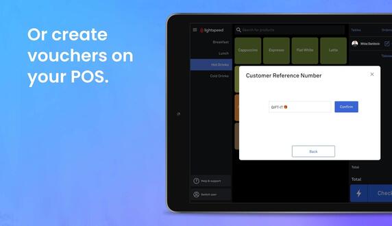 Create Gift-it vouchers on the POS