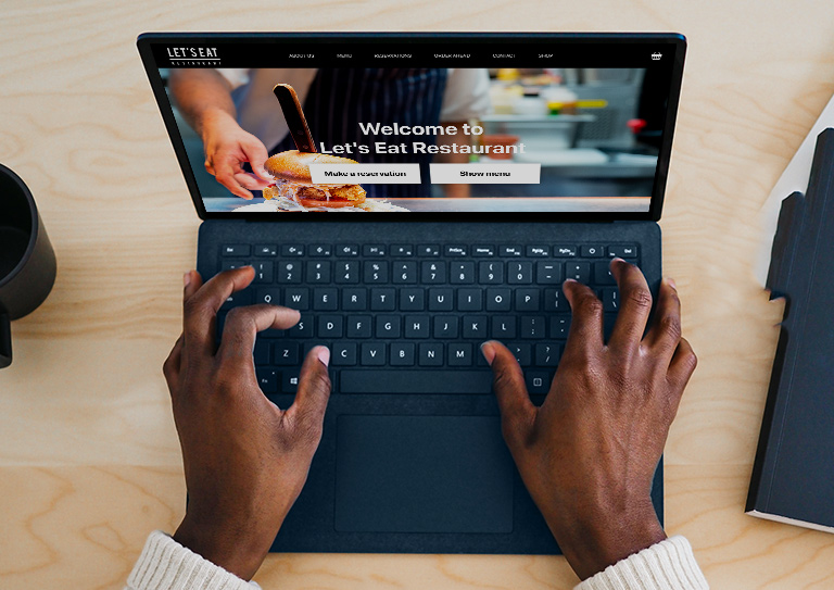 Extend your business even further with eCom for Restaurant