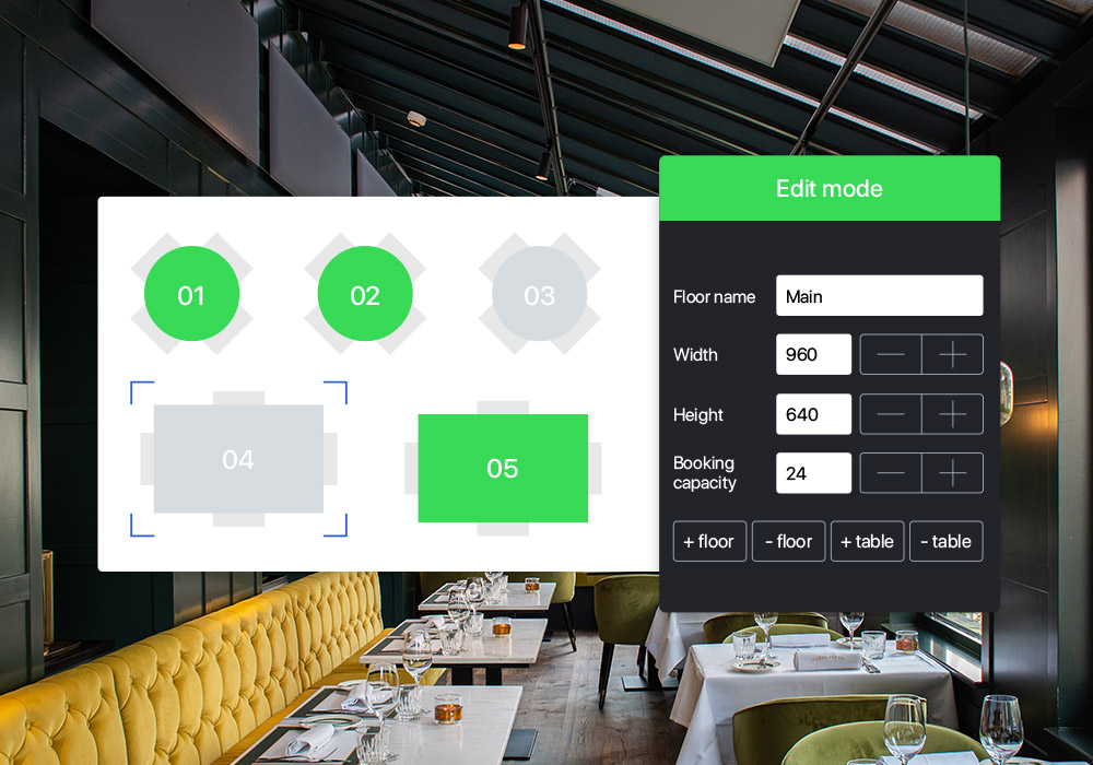 Customise your floor plan to comply with changing industry needs.