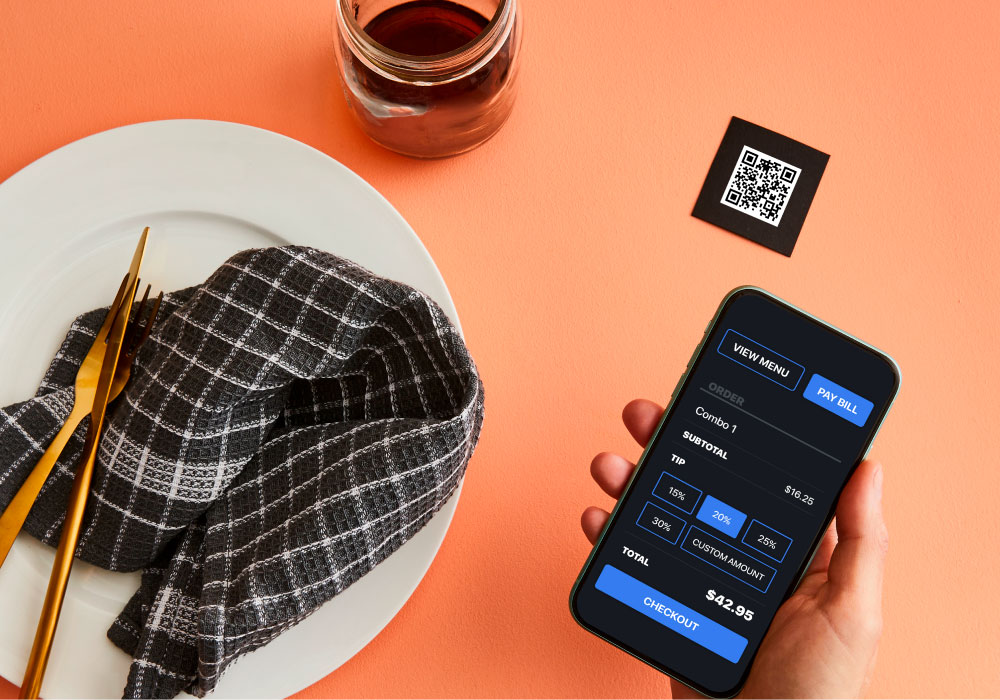 Guest check-in to payments with ONE QR Code 