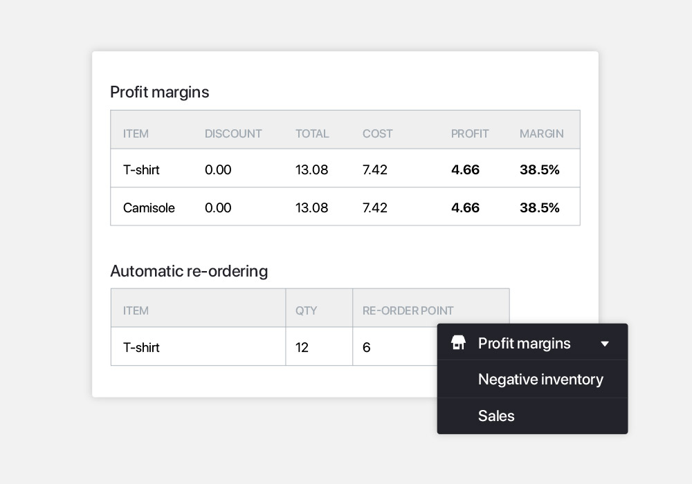 Lightspeed's profit margin page