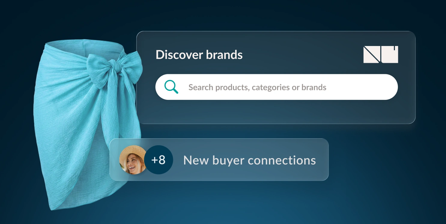 NuORDER interface highlighting new buyer connections