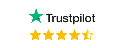 trust pilot logo and star rating for Lightspeed Restaurant