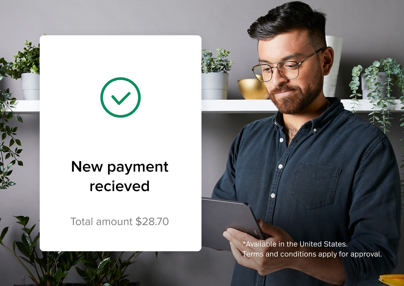 Built-in payments—fast, secure and effortless