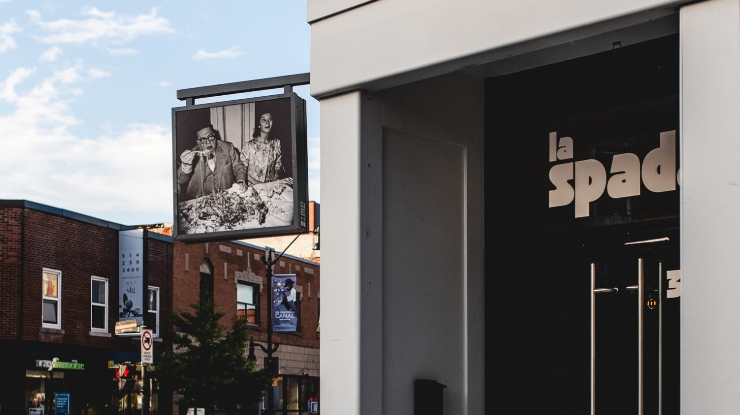 An exterior view of La Spada in Montreal