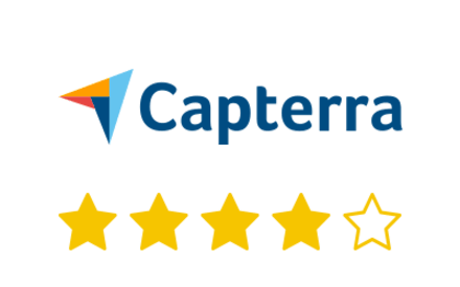 four star review from Capterra for Lightspeed POS