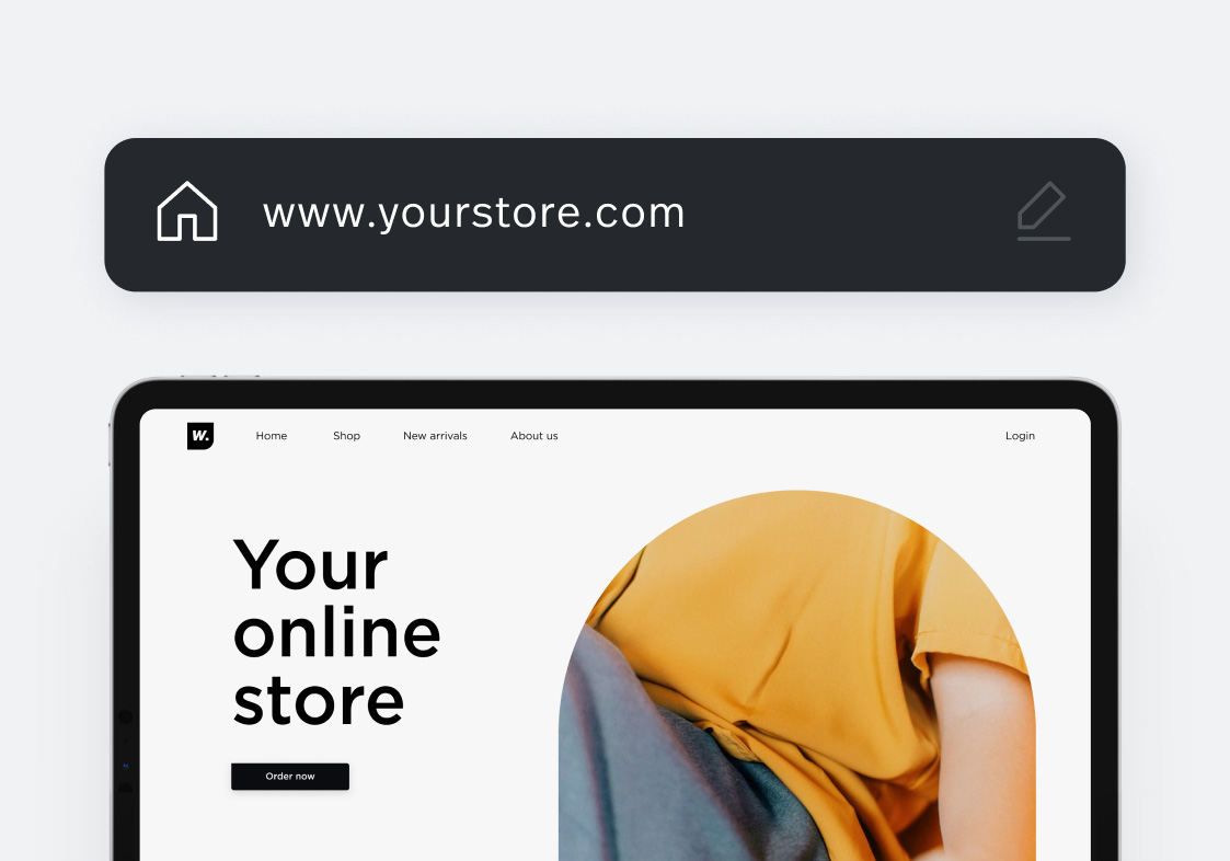 Connect  with your online store