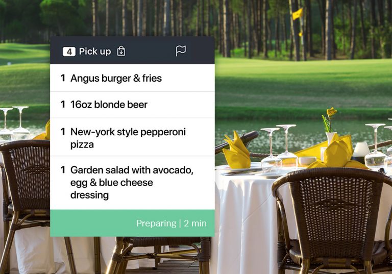 Order Ahead Lightspeed Golf