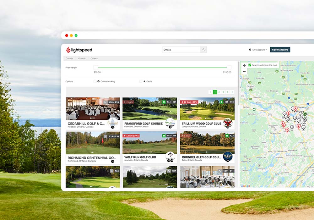 Gain direct access to 1.2M golfers with the Lightspeed Marketplace